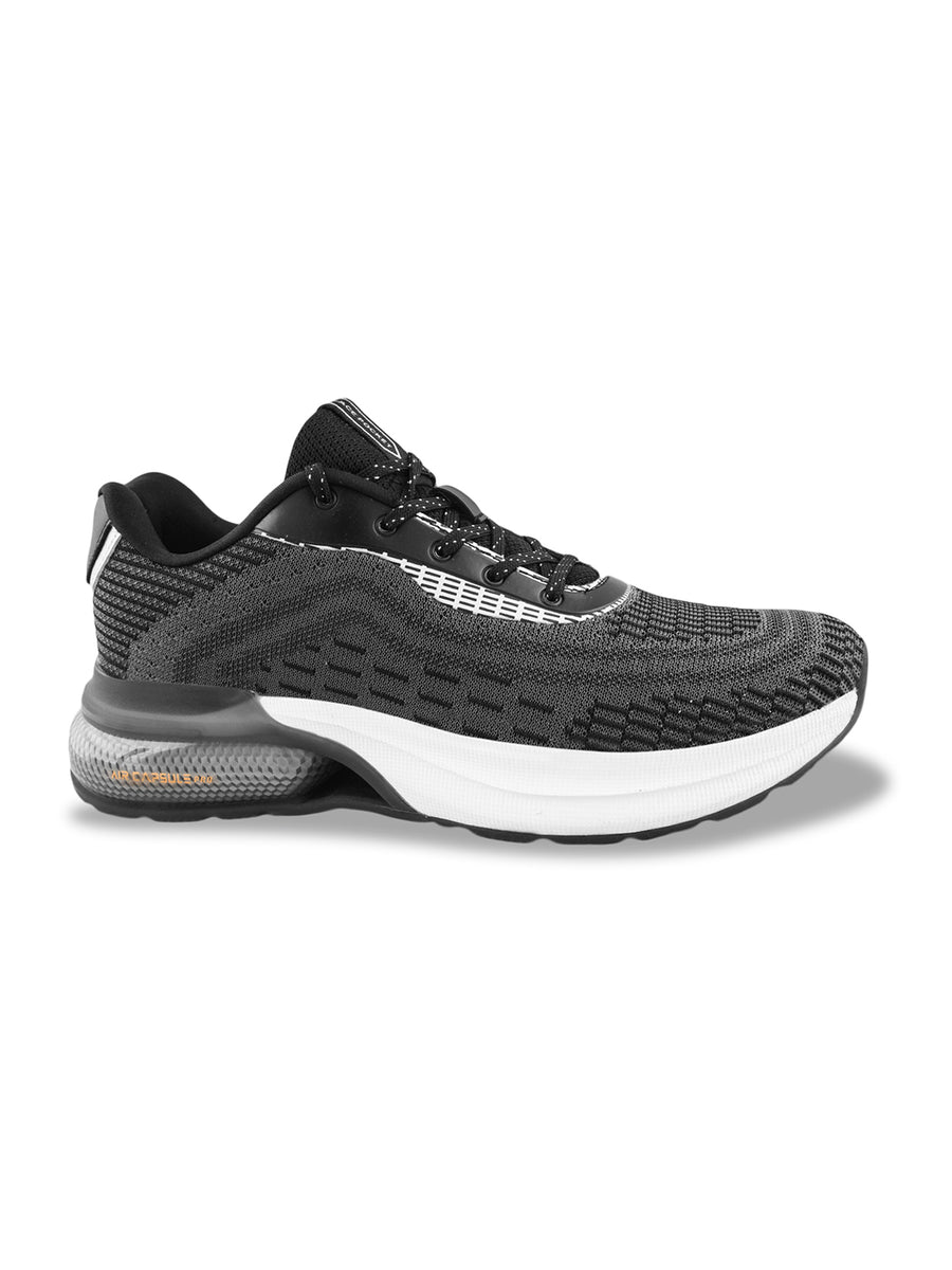 Campus continent men's deals black running shoe