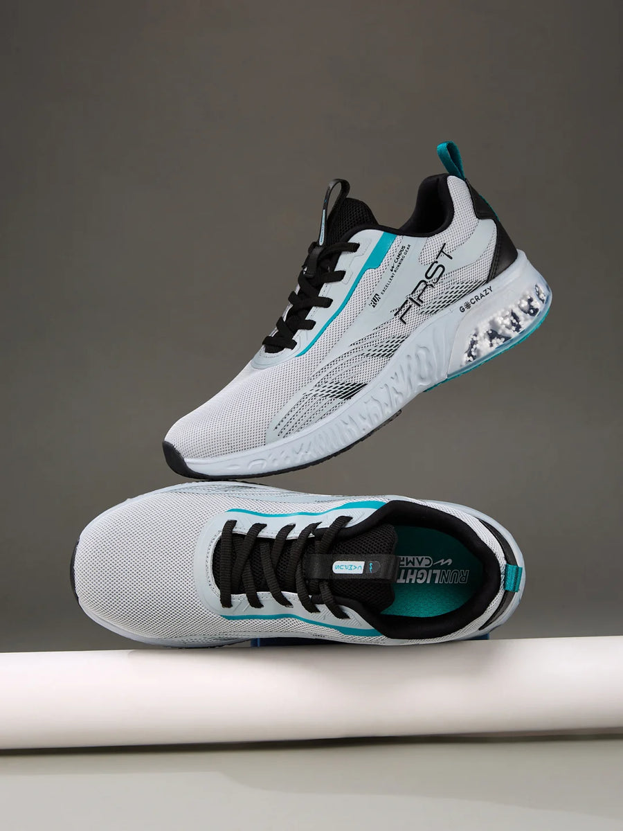 FIRST Grey Men's Running Shoes - Image 2
