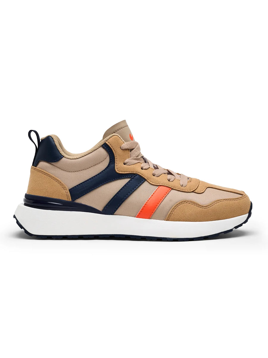 Buy HINGE Beige Men's Sneakers â Campus Shoes