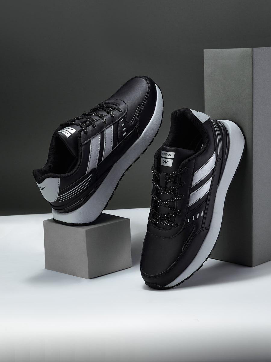 Buy Campus KNICK Black Men's Sneakers Online | Campus Shoes Buy Campus KNICK Black Men's Sneakers Online | Campus Shoes