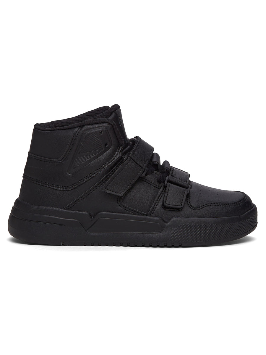 Ankle Sneakers All Black High Top Shoes OG-31 Black Men's Sneakers