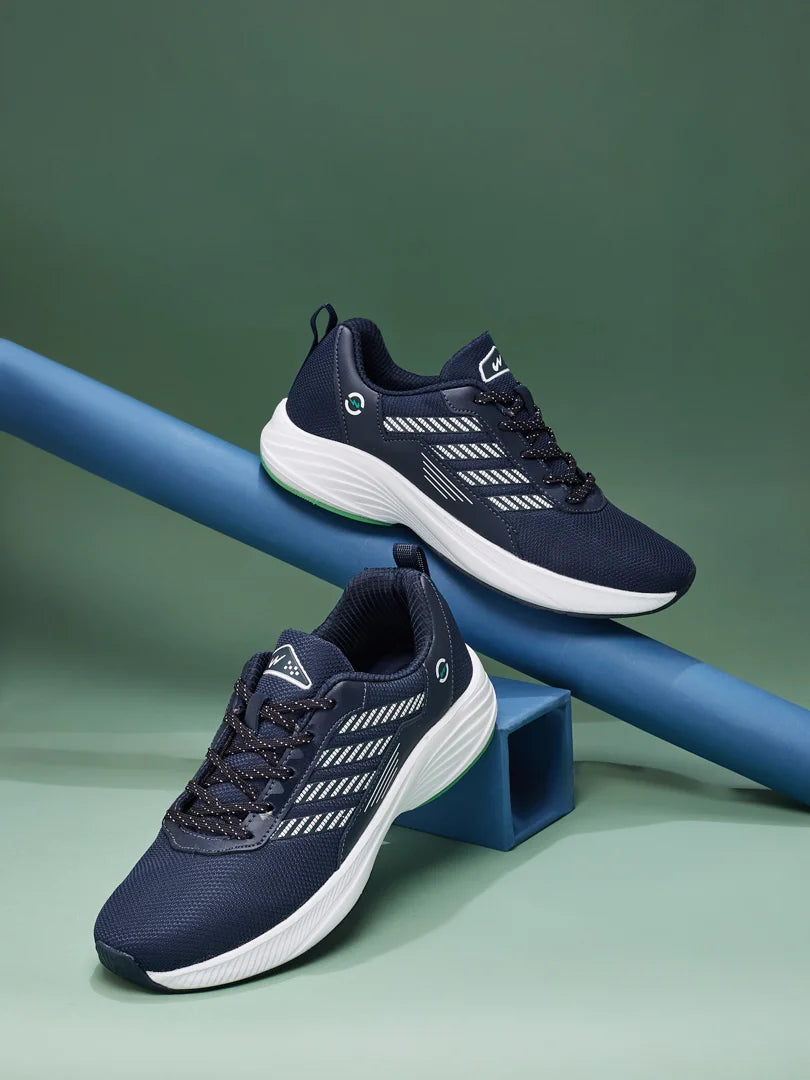 TESTER Navy Men's Running Shoes - Image 2