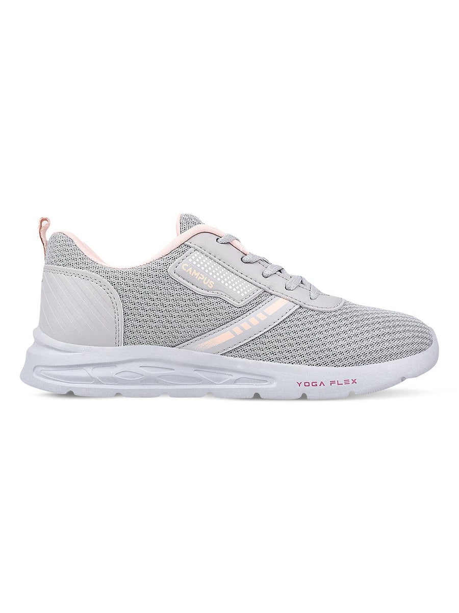 Buy Running Shoes For Women DolphinLGryPeach Campus Shoes