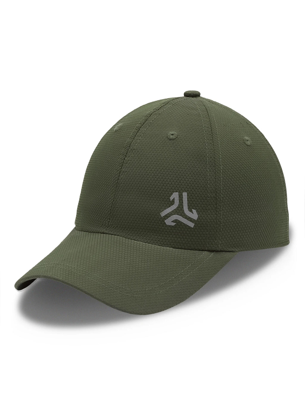 TEXTURED POLYESTER SOLID CAP Olive Unisex Cap