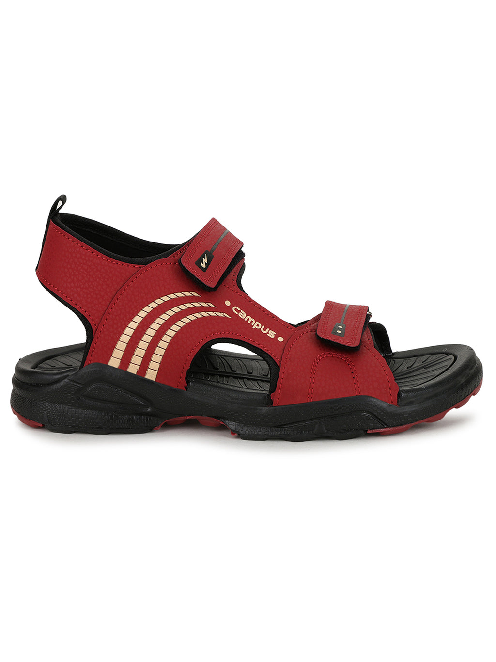 3K-SD-055B Red Men's Sandal
