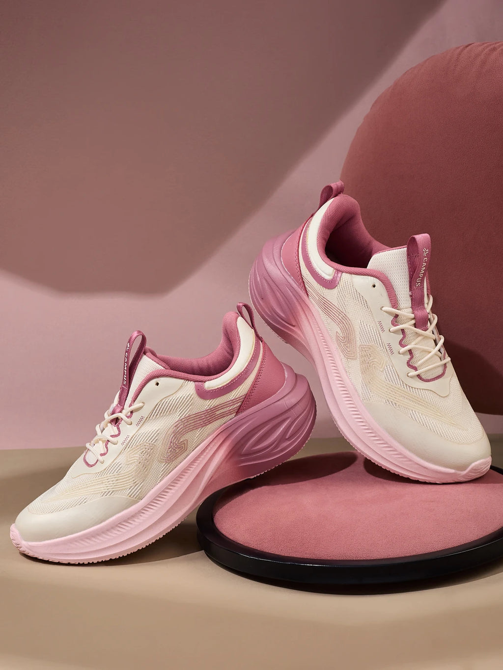 ABIRO White Women's Running Shoes