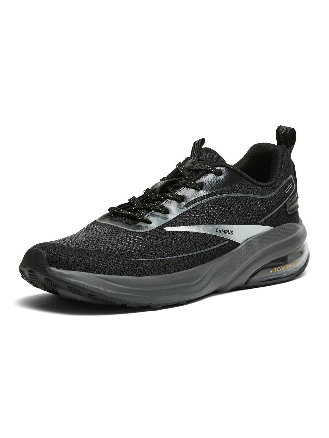 ACETATE Black Men's Running Shoes - Main Image