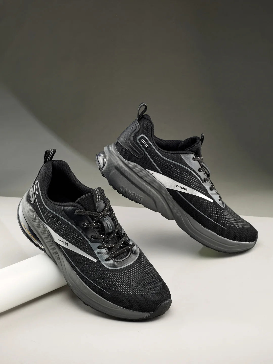ACETATE Black Men's Running Shoes - Main Image