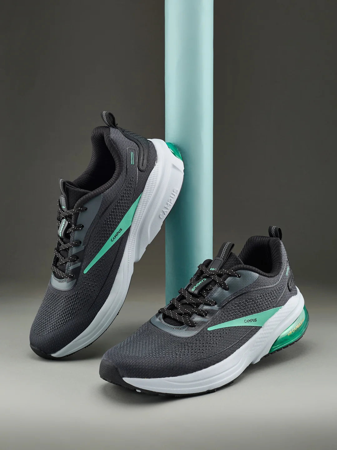 ACETATE Grey Men's Running Shoes