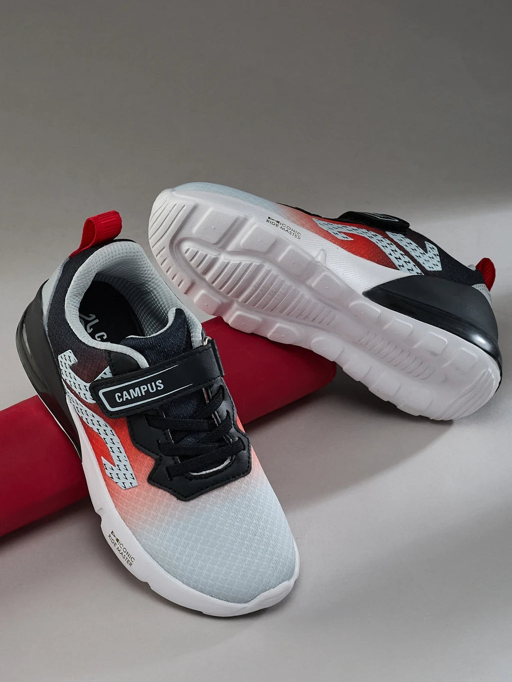AERIX K Black  Kids Running Shoes