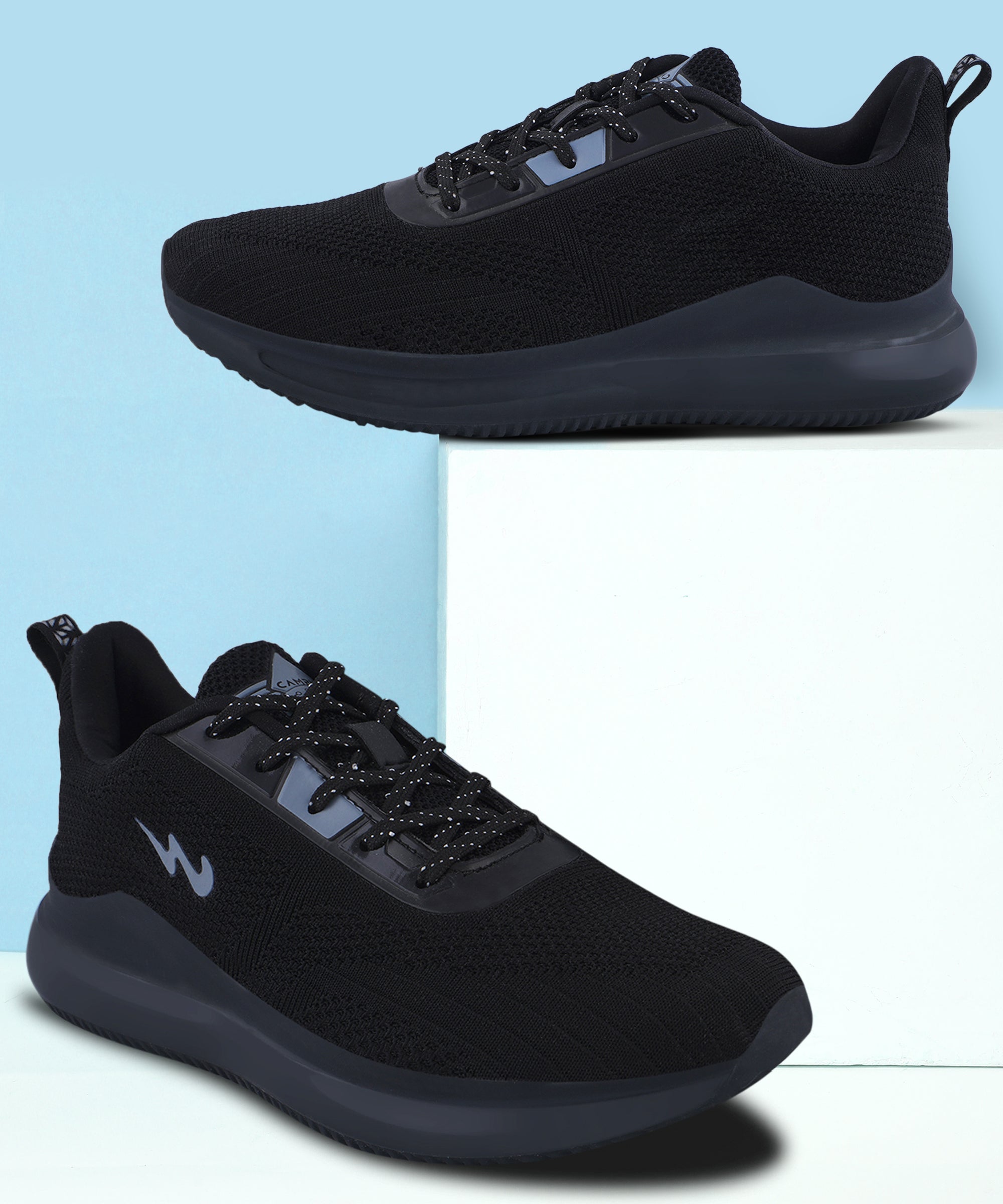 Buy WOAKERS Black Synthetic Leather Slipon Men's Sneakers | Shoppers Stop