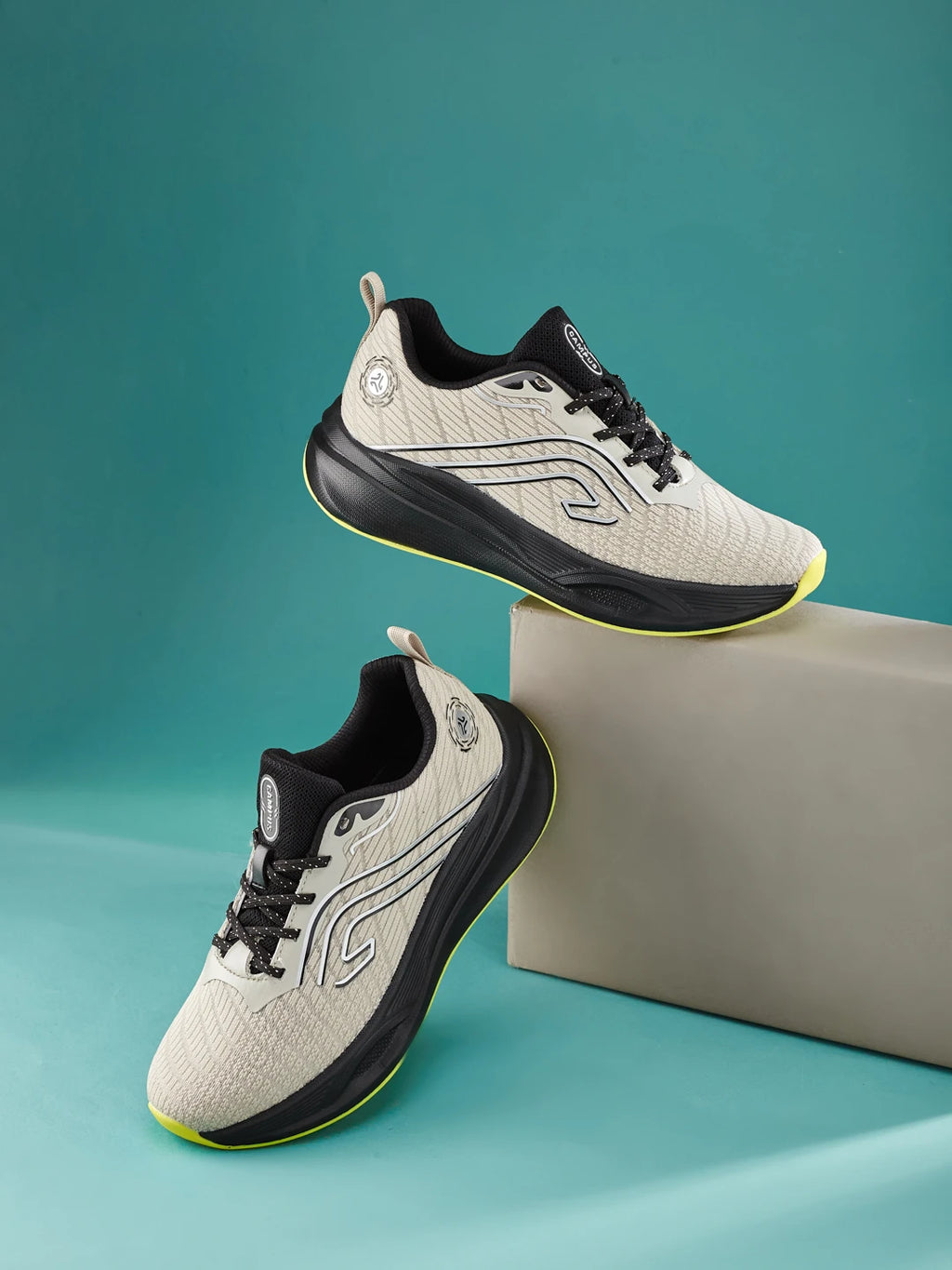 BARREL-N Grey Men's Running Shoes