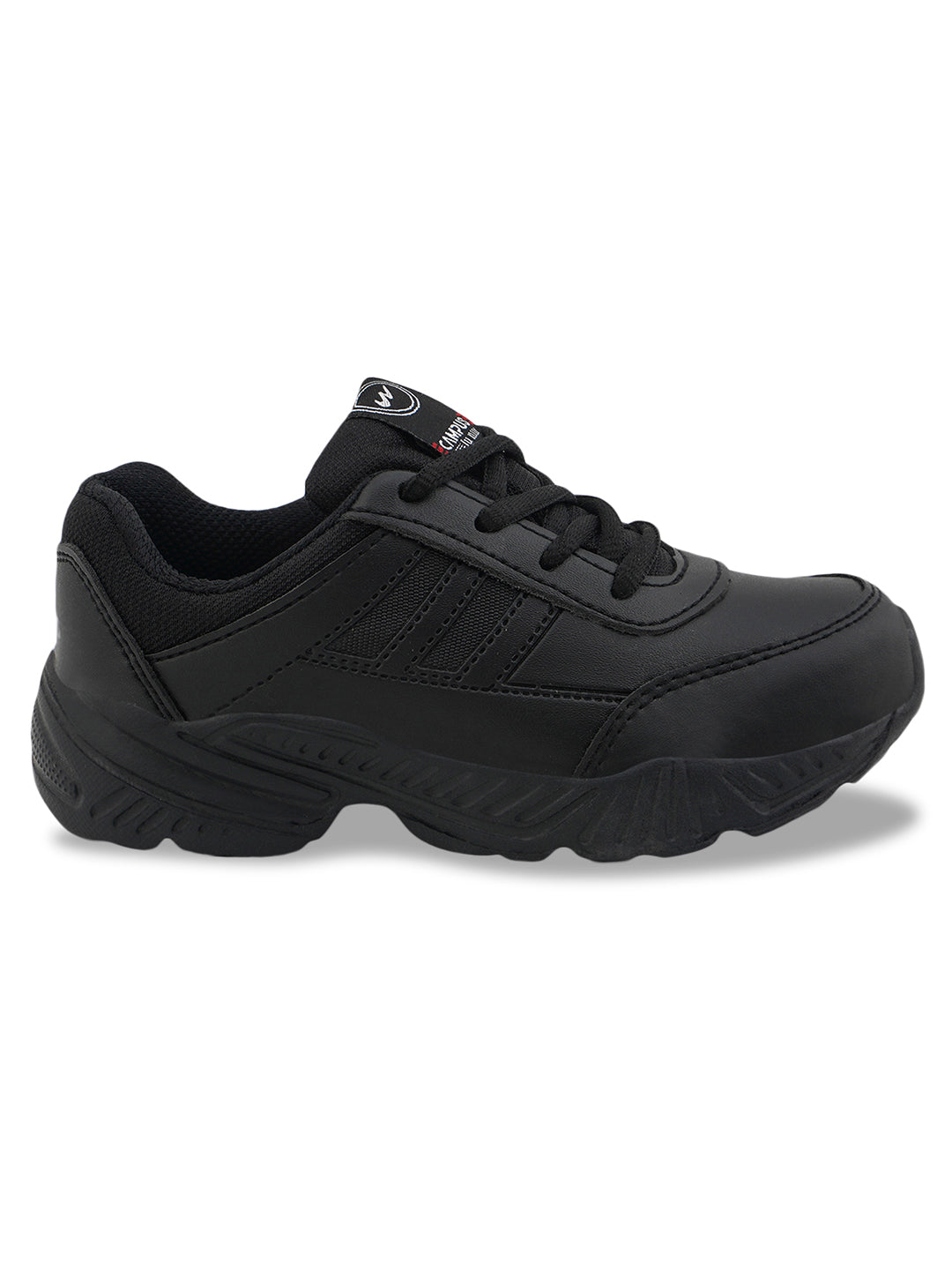BINGO-151R Black Kid's School Shoes – Campus Shoes