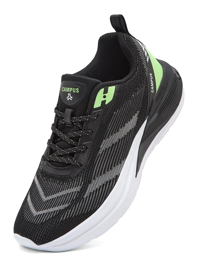 BITRO Black Men's Running Shoes – Campus Shoes