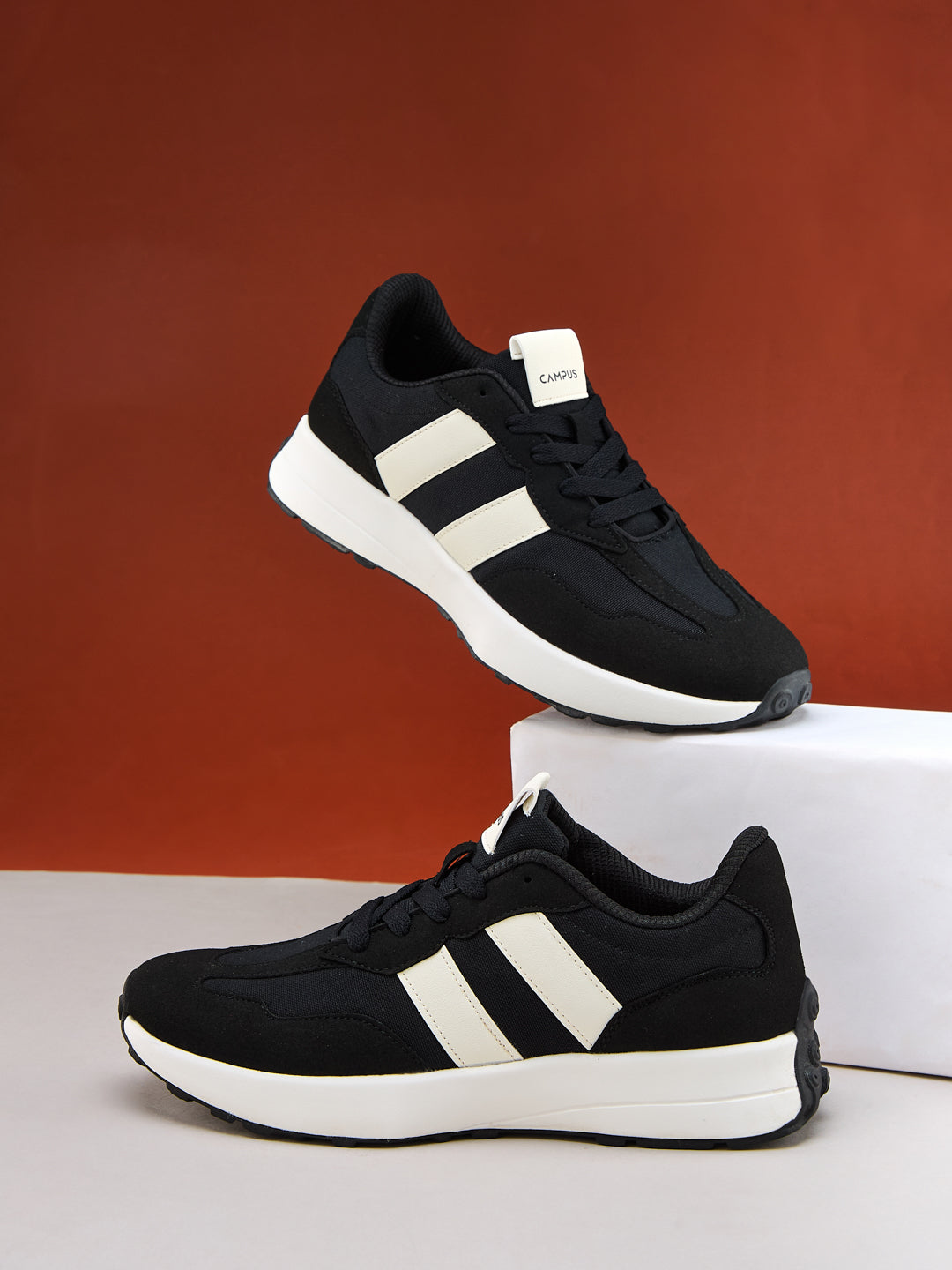 BRISK Black Men's Sneakers