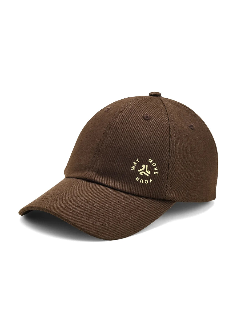 Unstructured Cotton Twill Brown Unisex Cap