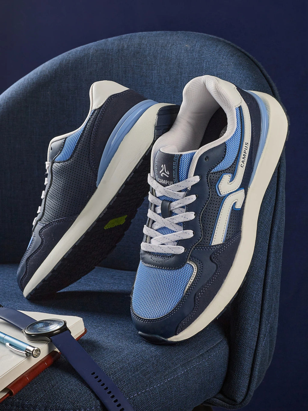 Campus BRUTE Navy Men's Sneakers