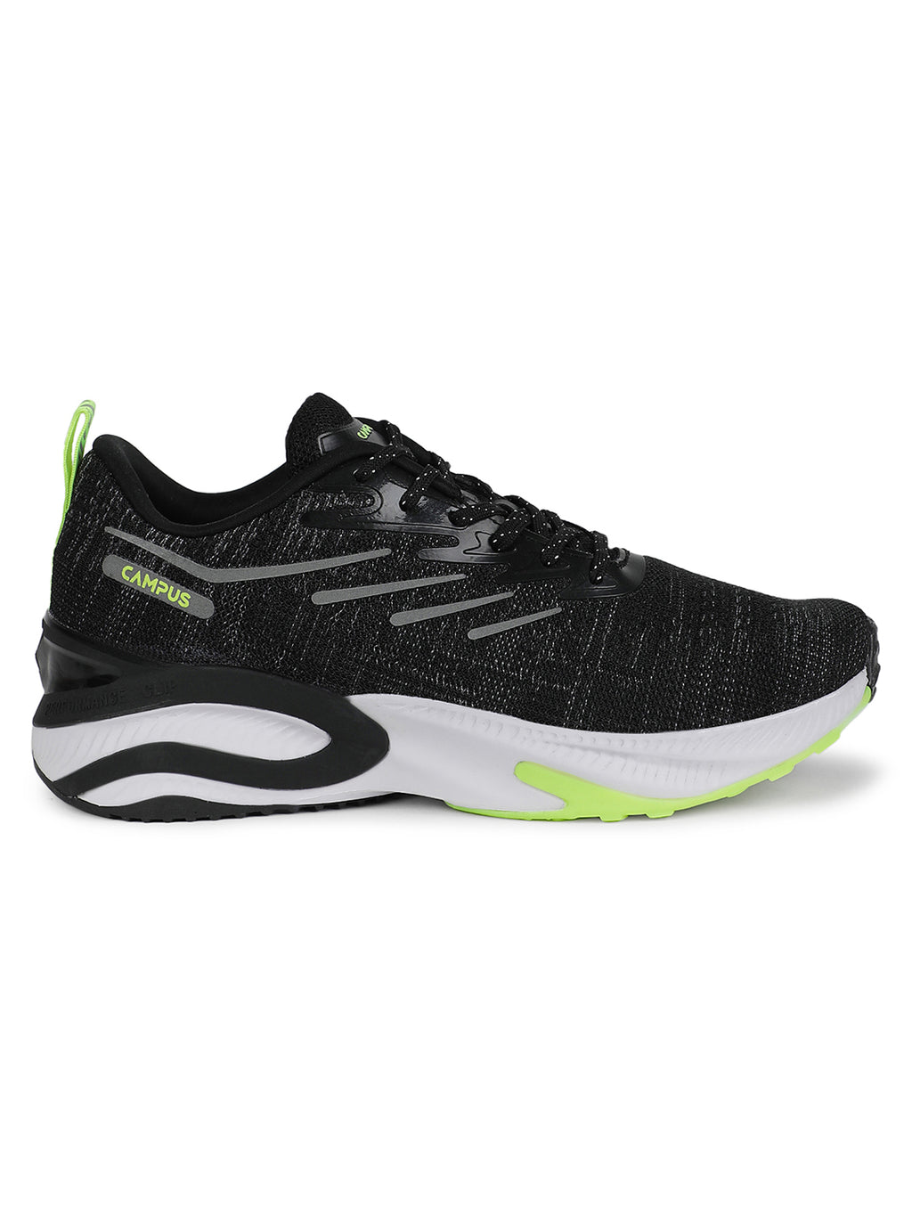 CAMP-SPUNKY Black Men's Running Shoes