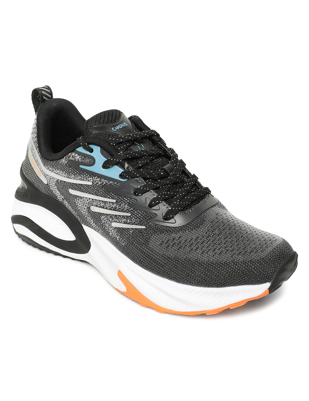 CAMP-SPUNKY Black Men's Running Shoes