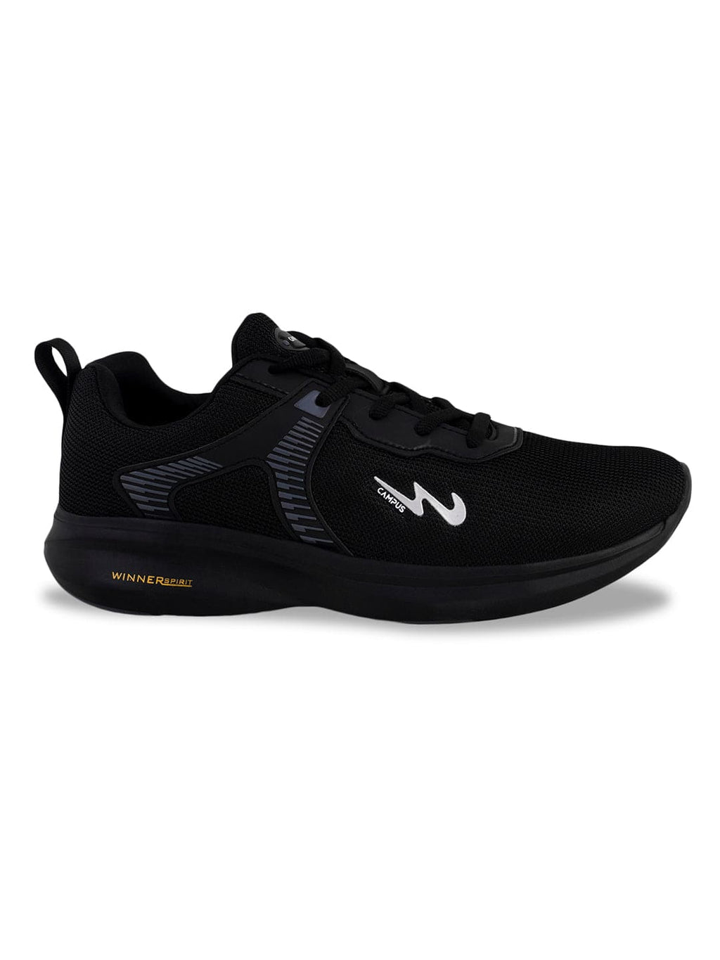 CARLO Black Men's Running Shoes