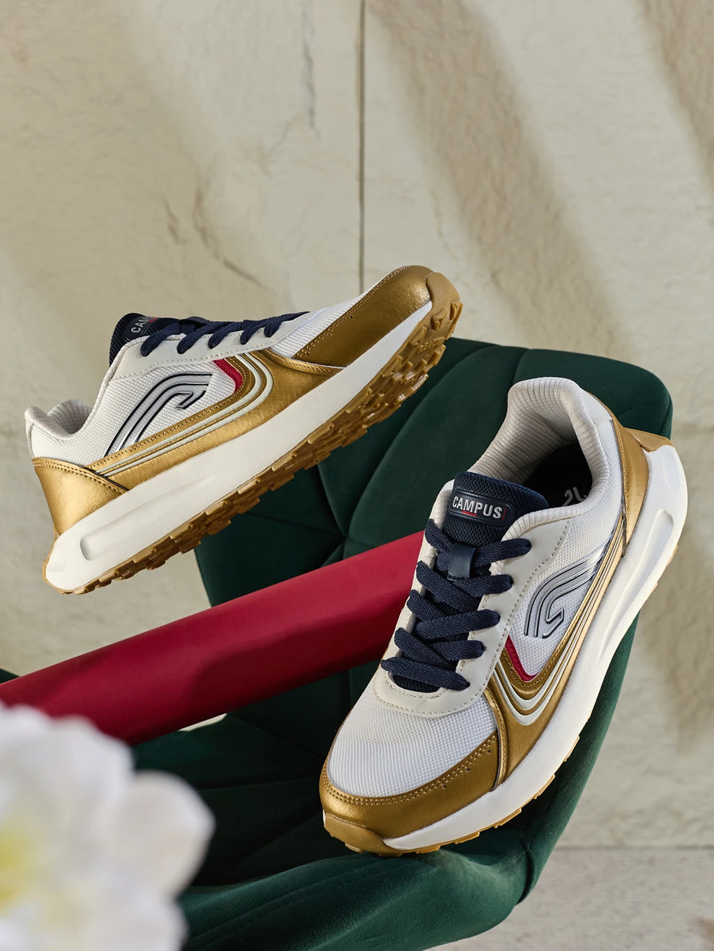 CAVD White Men's Sneakers