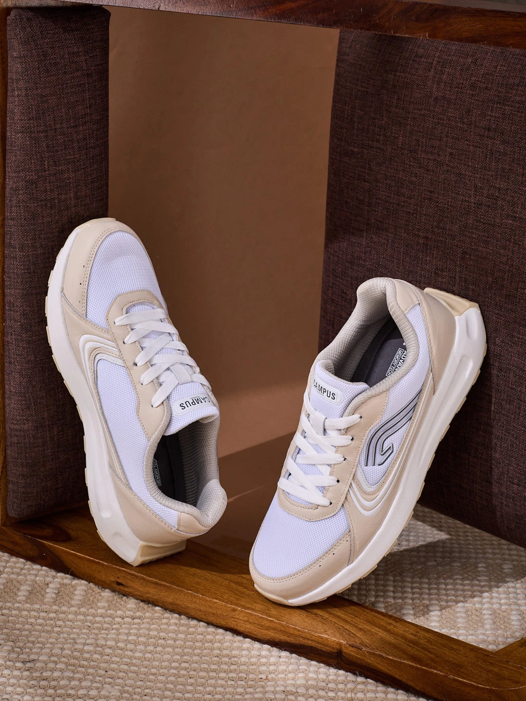 CAVD White Men's Sneakers