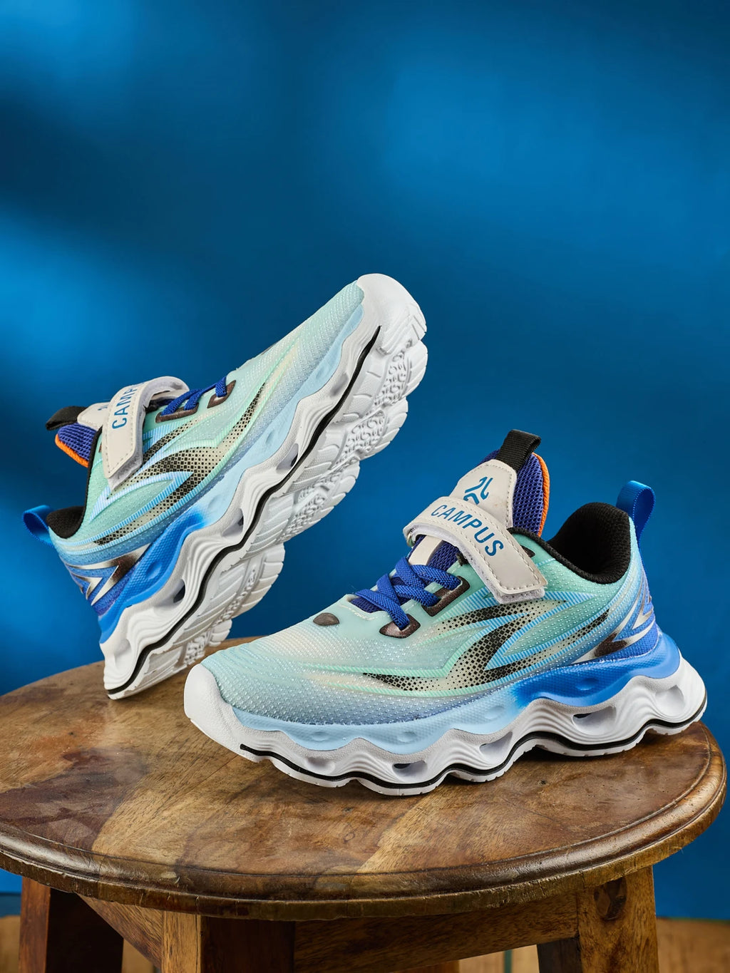 CD-2612K Blue Kids Sneakers