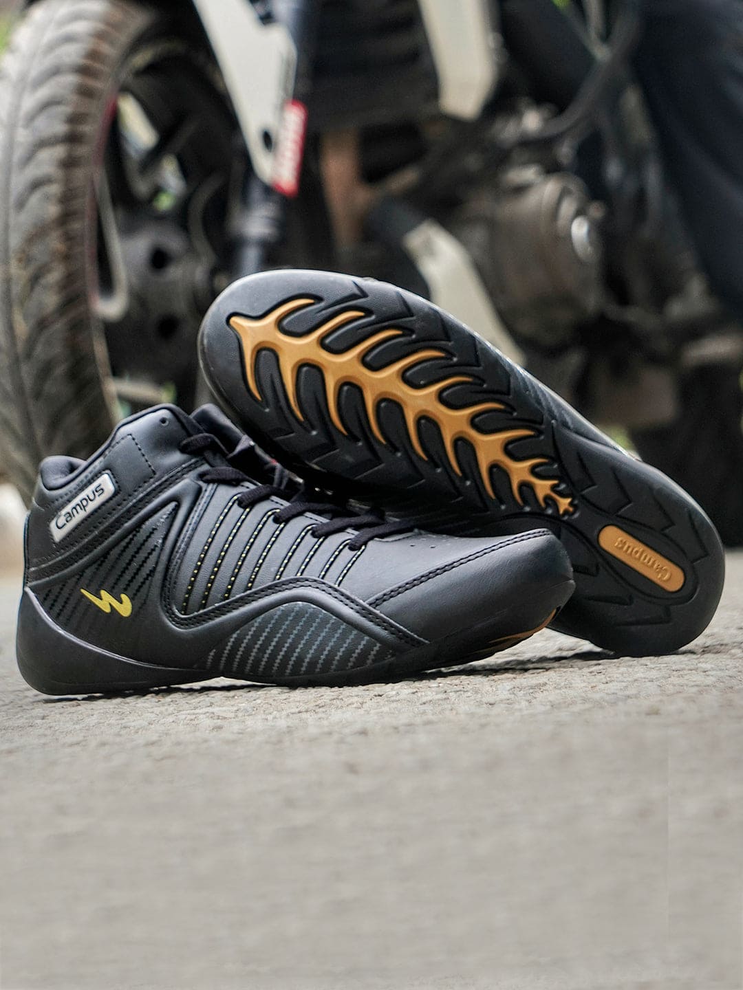 CITY-RIDE Black Men's Sneakers