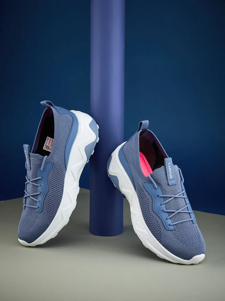 Offers CAMP-VANTAGE Blue Men's Running Shoes