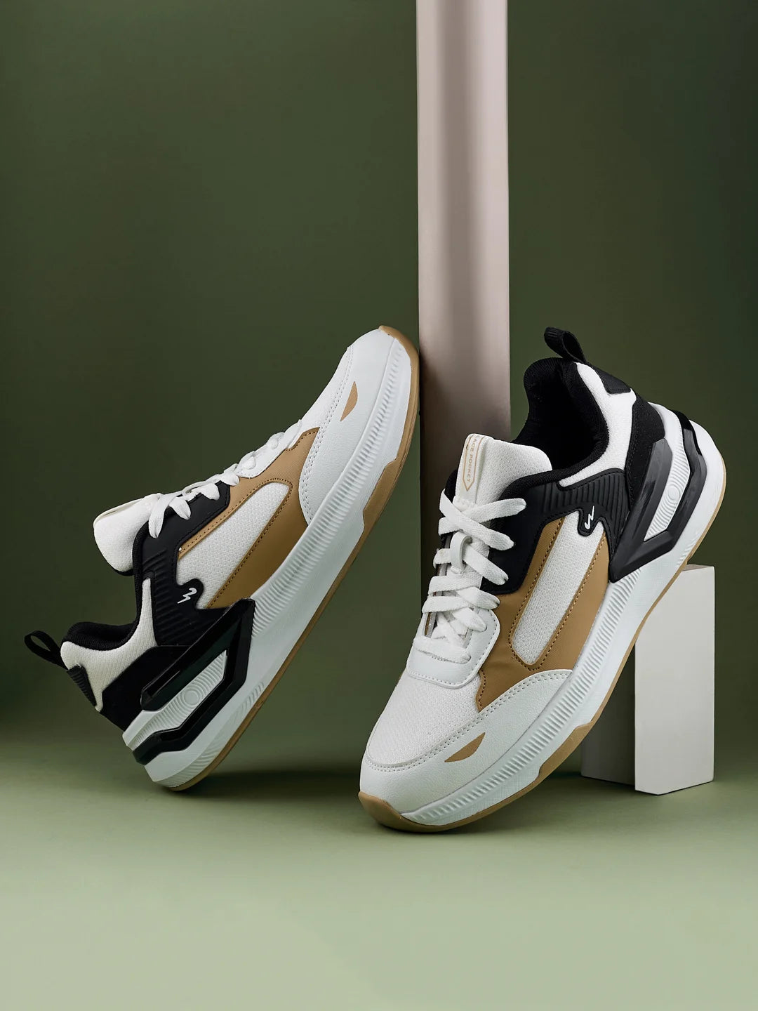 White Sneakers Most Durable Canvas Shoes COVE White Men's Sneakers