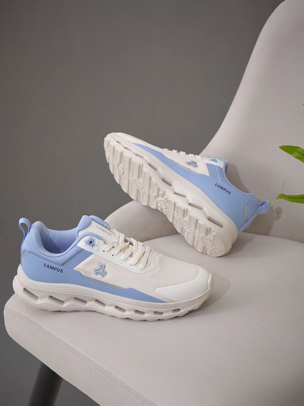 CYMBAL Off White Women's Running Shoes