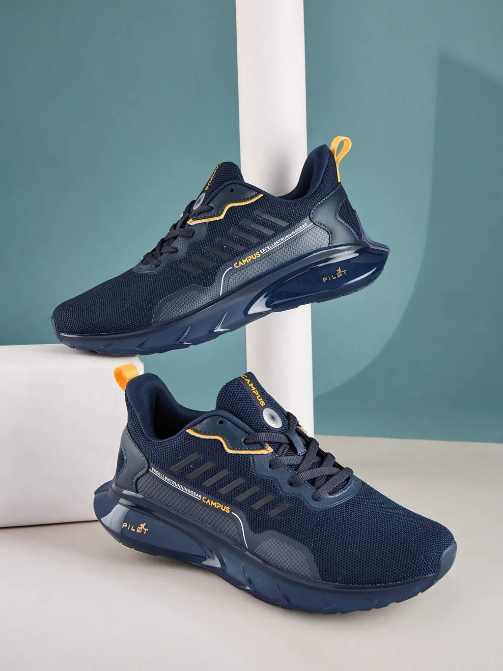 DECCAN Navy Men's Running Shoes