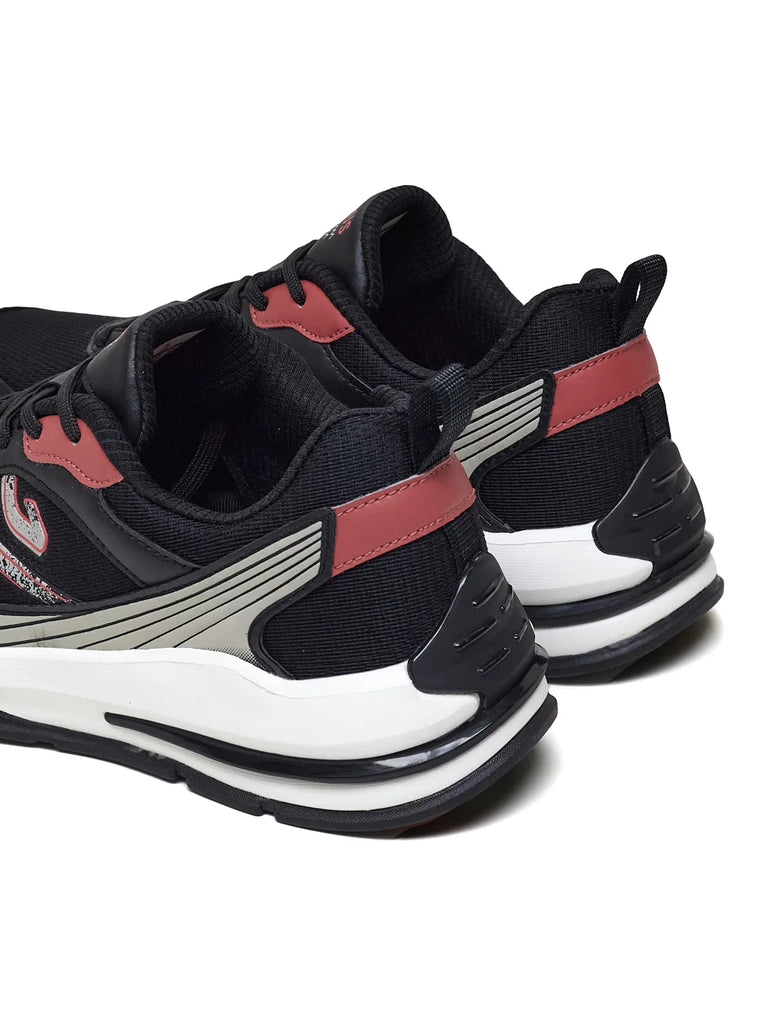 DENRO Black Men's Sneakers – Campus Shoes
