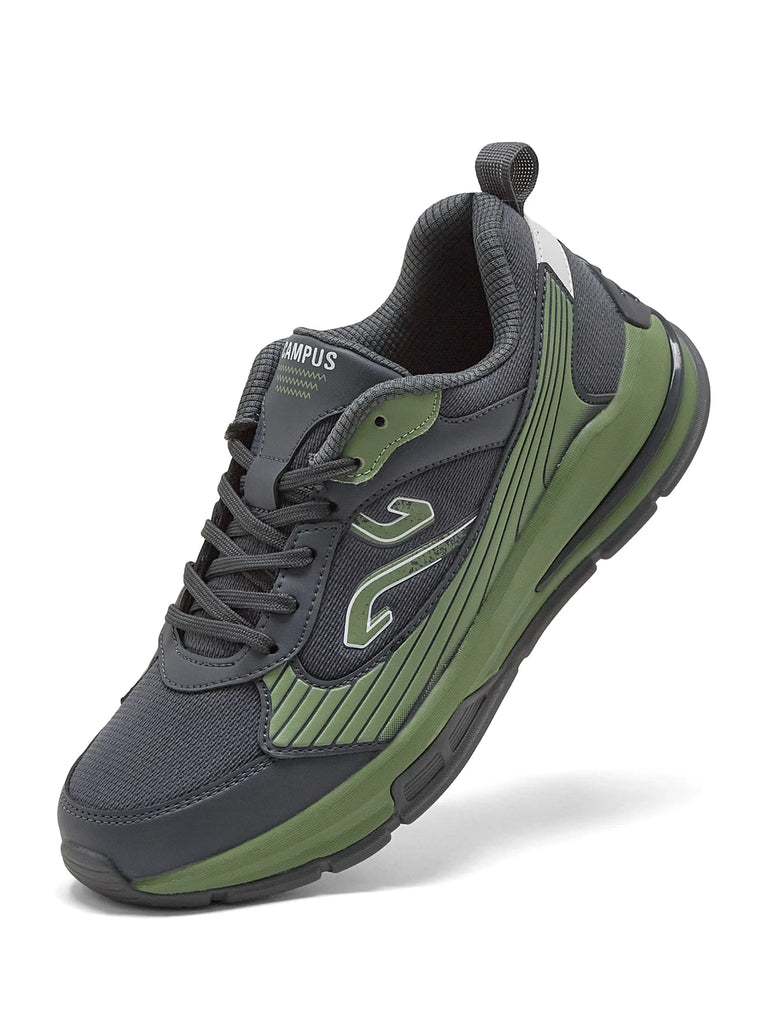 DENRO Grey Men's Sneakers – Campus Shoes