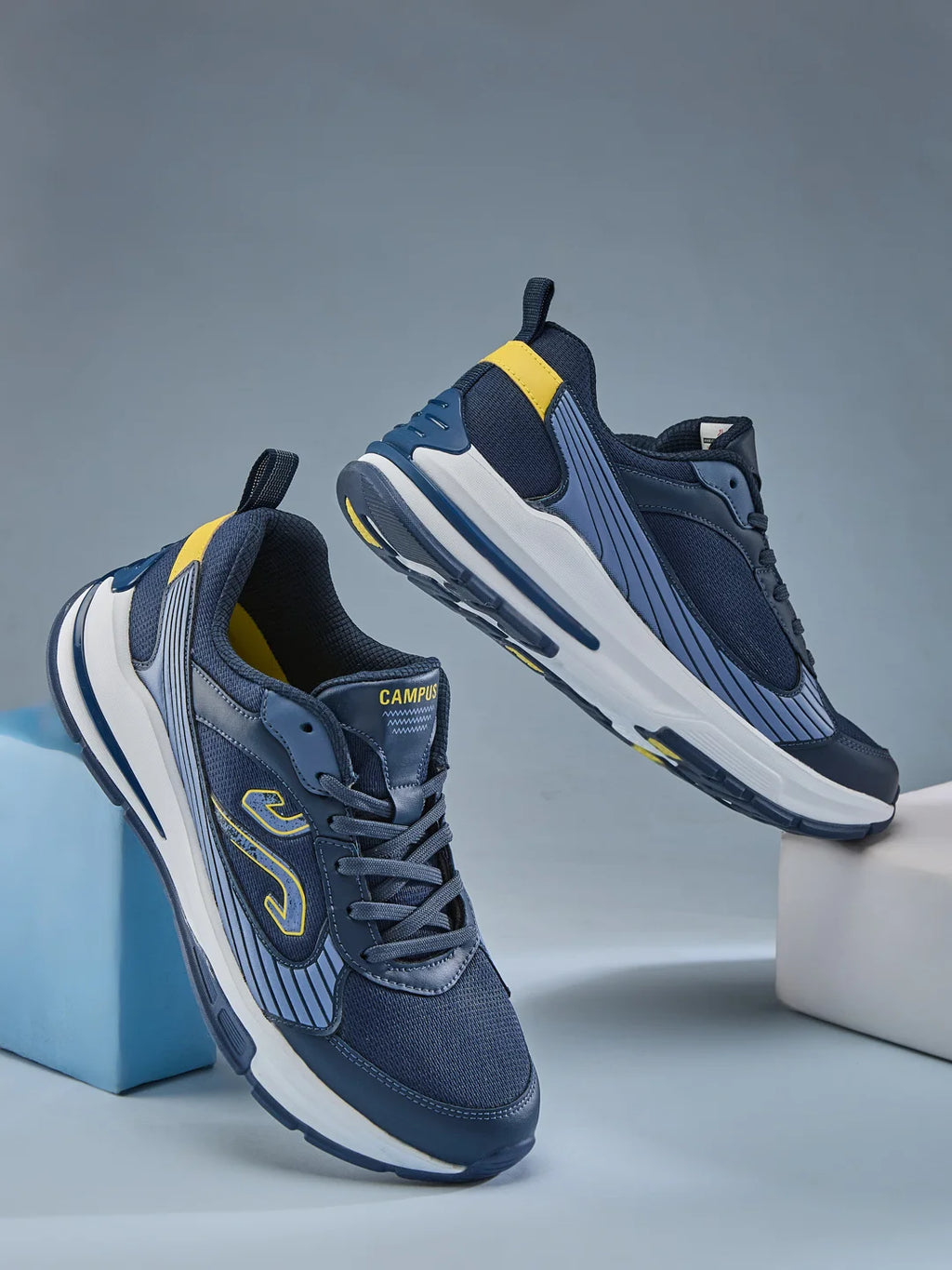 DENRO Navy Men's Sneakers