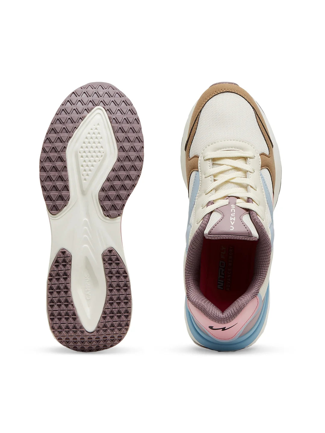 DERBI Off White Women's Sneakers – Campus Shoes