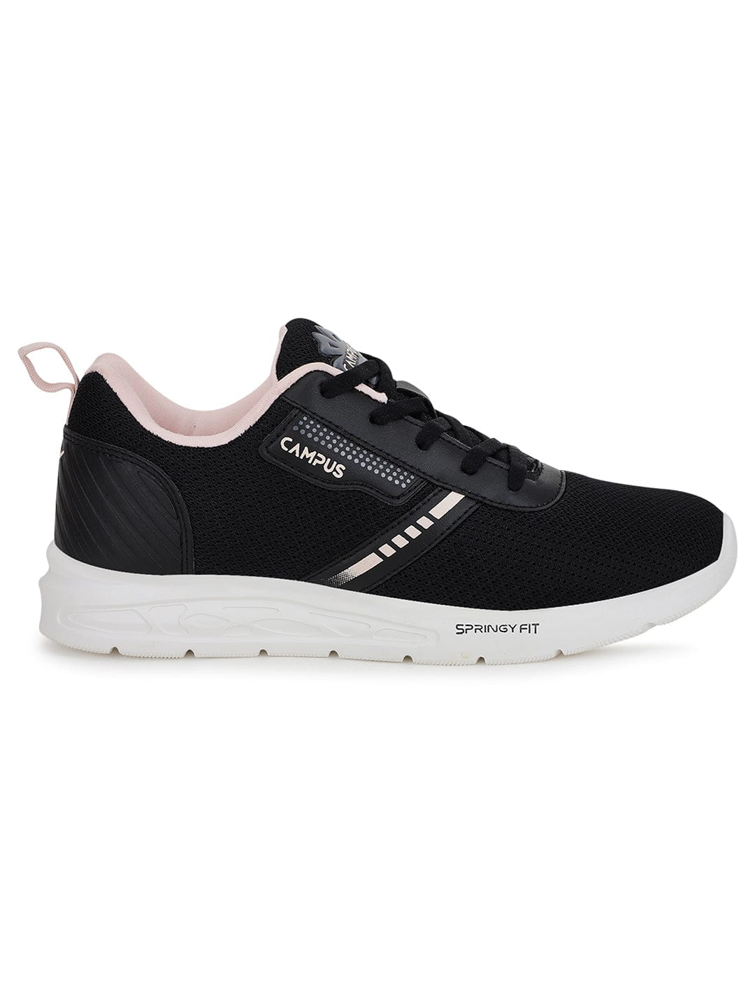 Buy Running Shoes For Women Dolphin Blk Peach Campus Shoes