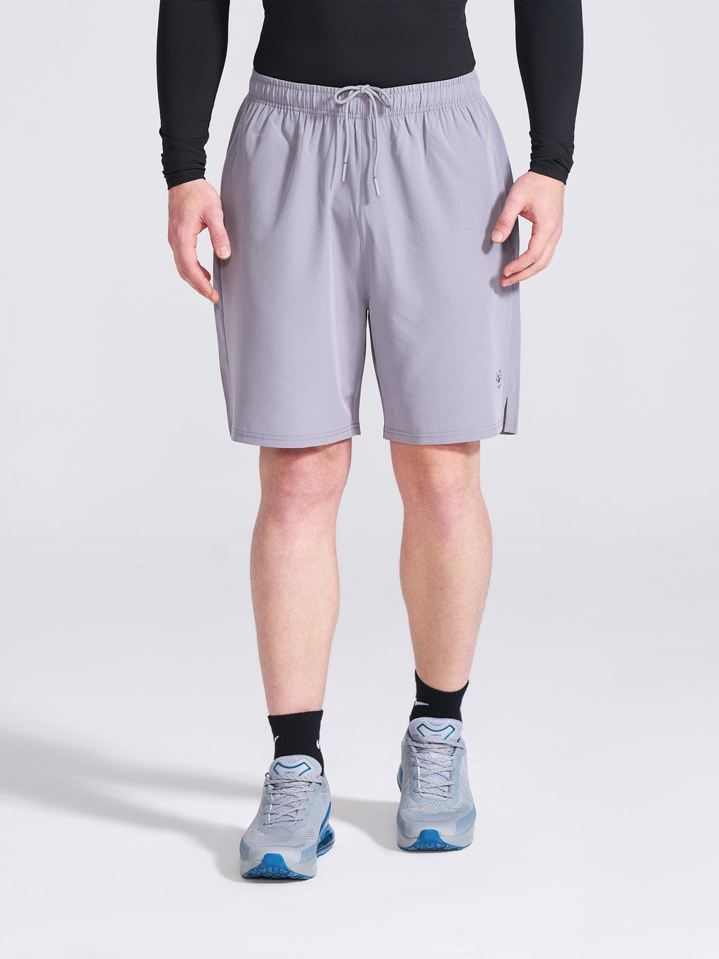 Men's Grey Regular Fit Shorts