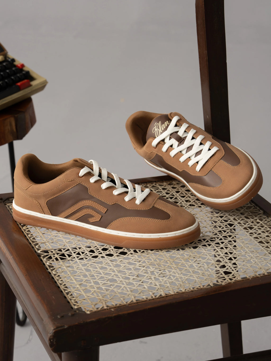 ELAN-06 Brown Men's Formal Sneakers