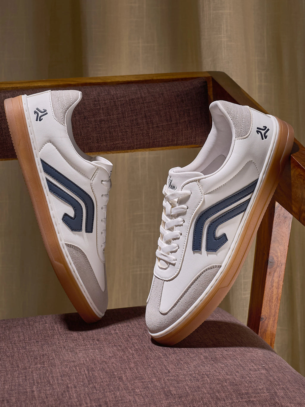 ELAN-09 White Men's Formal Sneakers