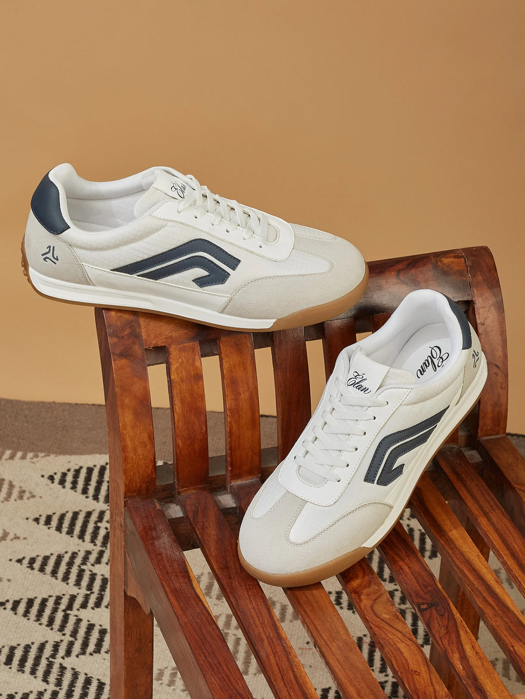ELAN-13 White Men's Formal Sneakers