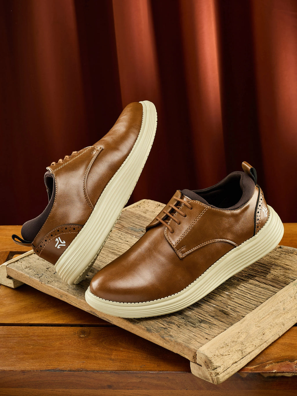 ELAN-20 Tan Men's Formal Sneakers