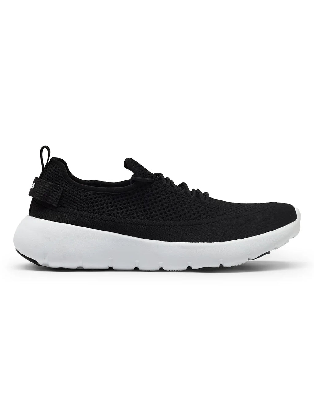 EMERGE Black Men's Walking Shoes