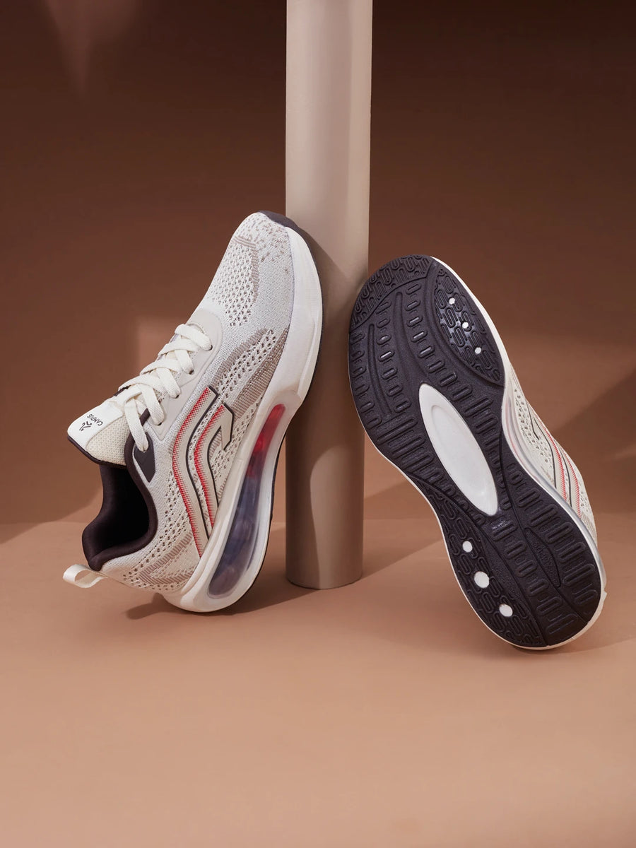 ENCLAVE Off White Men's Running Shoes – Campus Shoes
