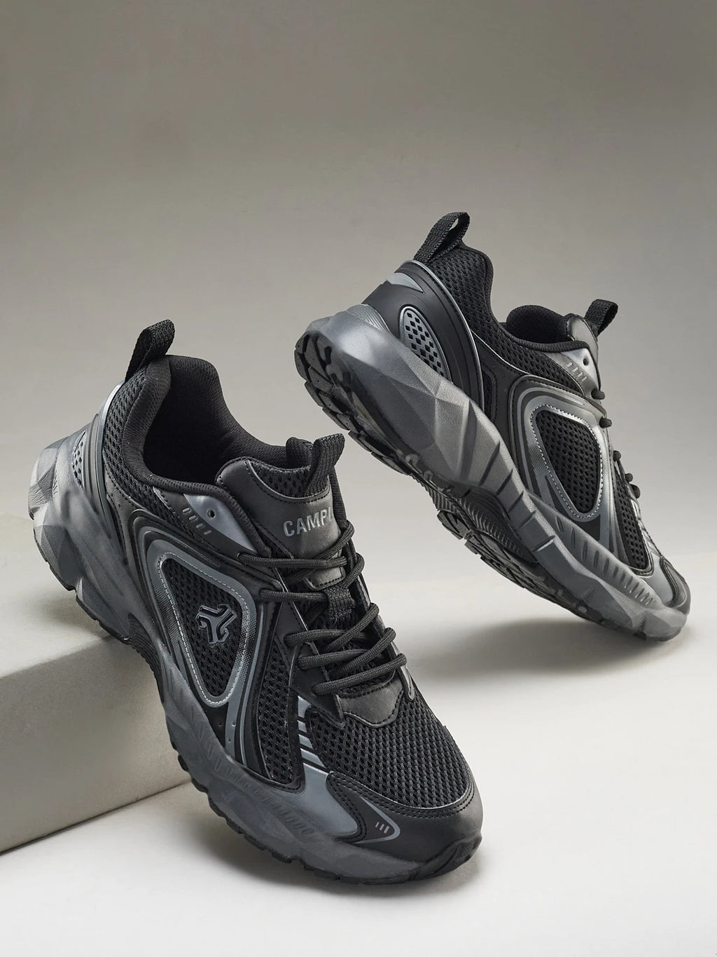 ENCORE Black Men's Sneakers