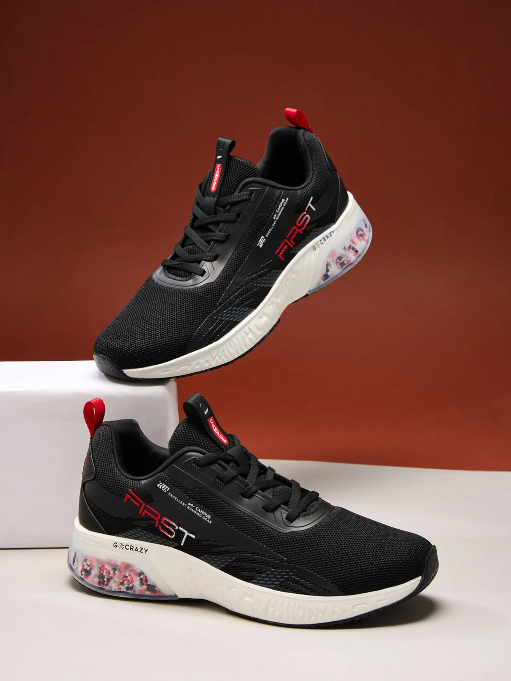 FIRST Black Men's Running Shoes