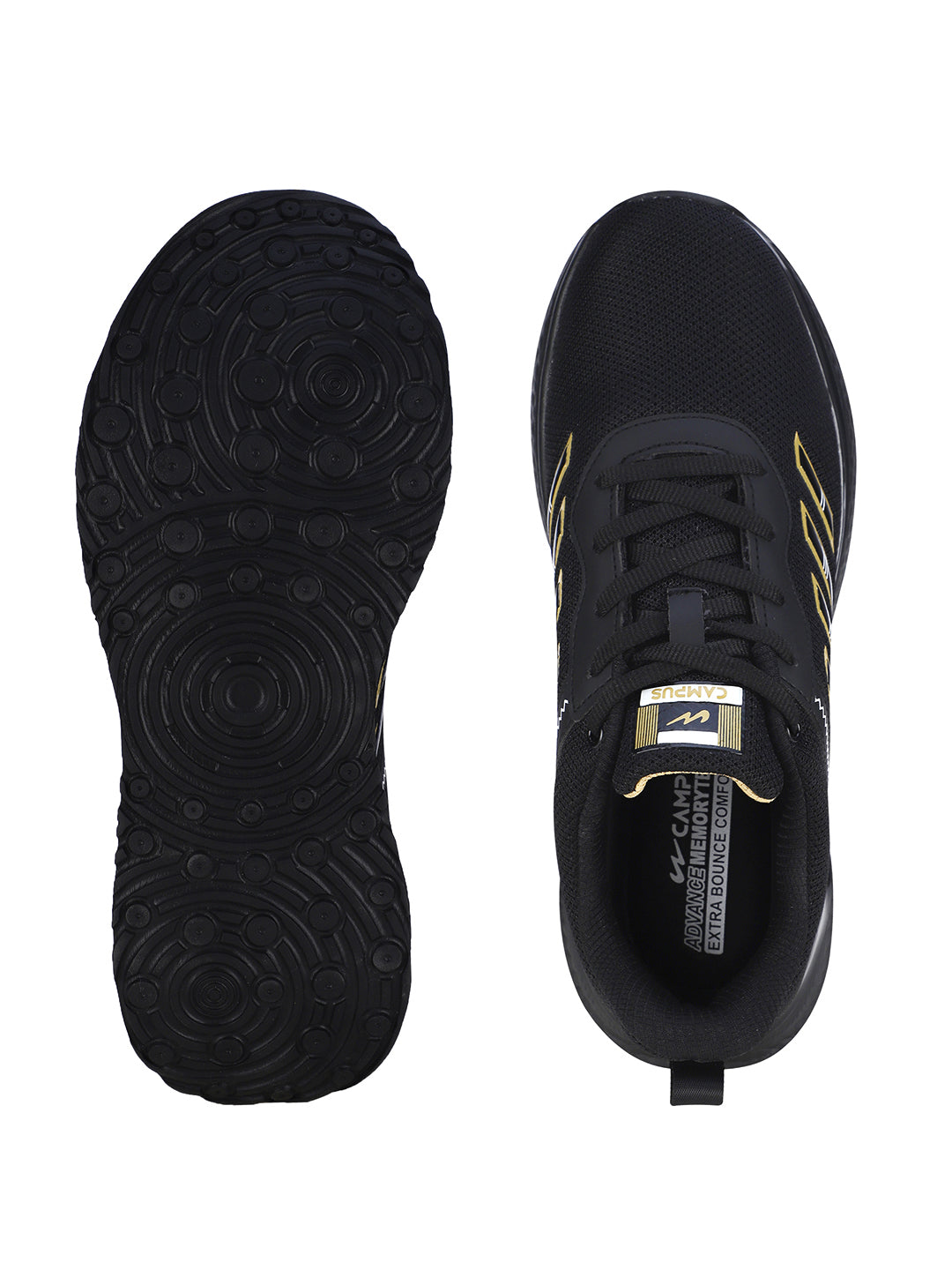 Buy Campus FLAME Black Men's Sports Shoes Online | Campus Shoes