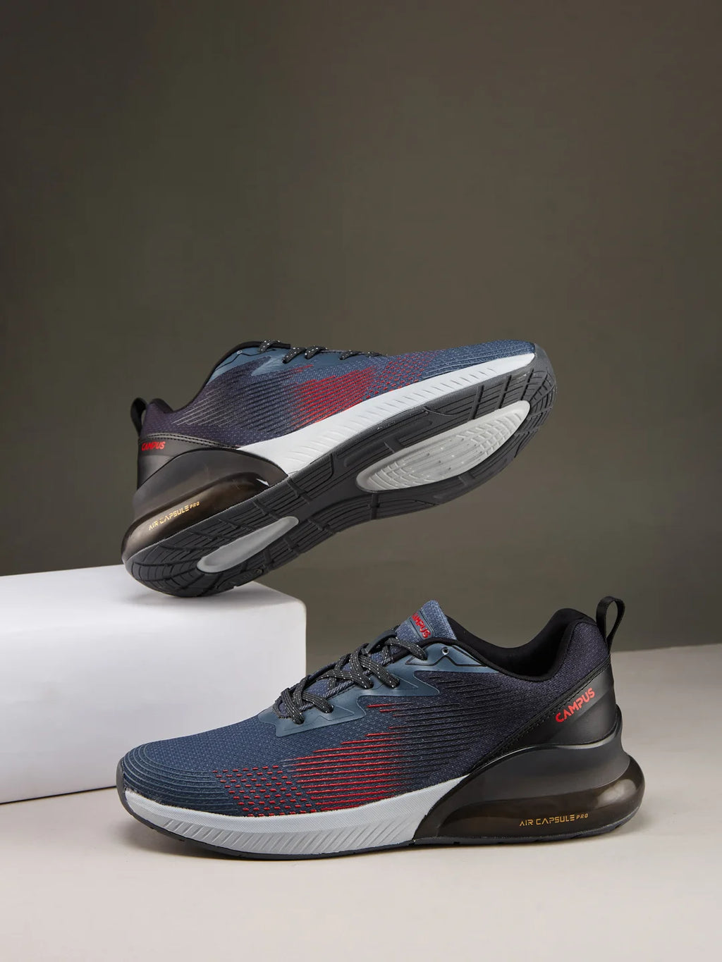 FLEXPOWER Grey Men's Running Shoes