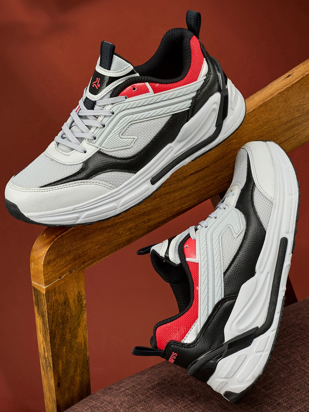 FROTH Grey Men's Running Shoes
