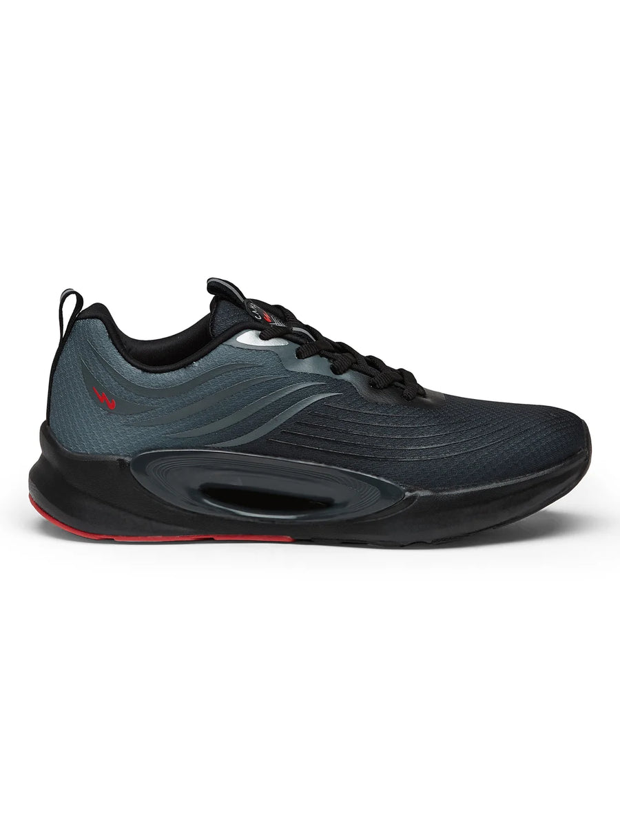 FUNK Black Men's Running Shoes – Campus Shoes